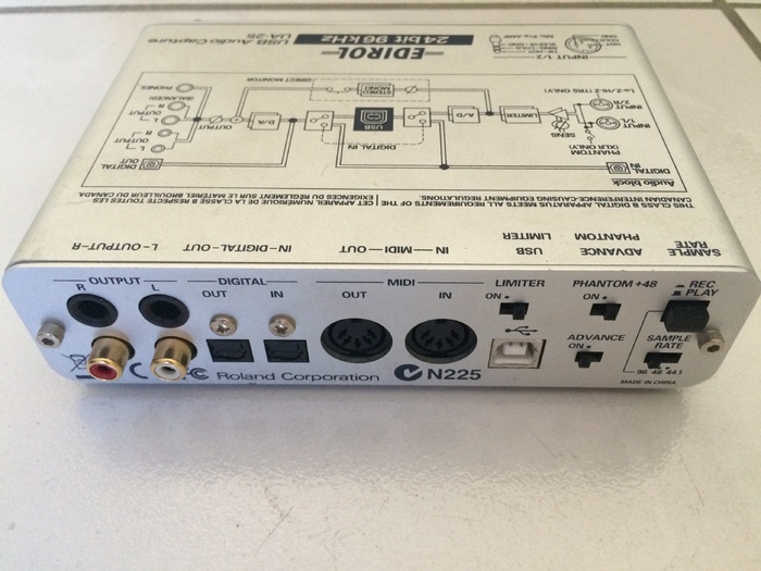 Edirol ua-25 usb audio interface